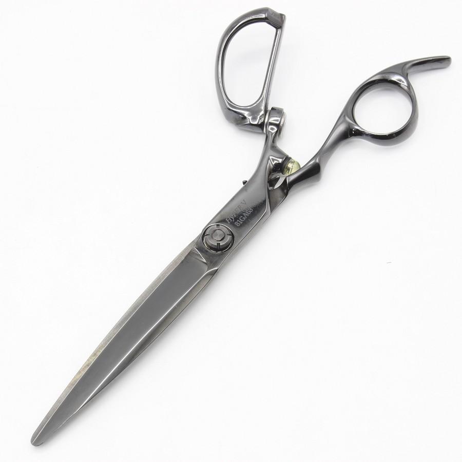 ボーナスストア+5％【美品】はさみのルミエール HyPER V 81GA63 ブラックコーティング加工 カットシザー 6.3インチ 柳刃 フレックスハンドル |  | 01