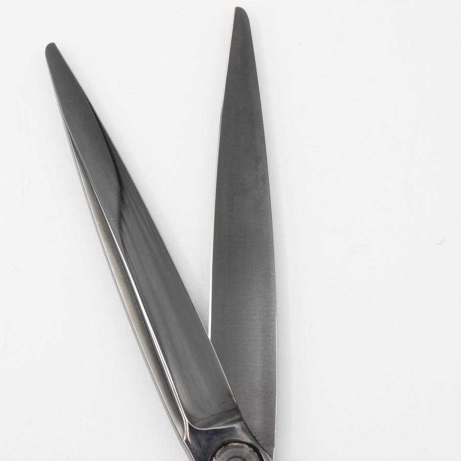 ボーナスストア+5％【美品】はさみのルミエール HyPER V 81GA63 ブラックコーティング加工 カットシザー 6.3インチ 柳刃 フレックスハンドル |  | 05