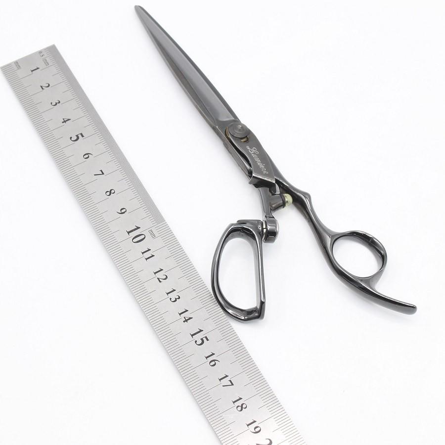 ボーナスストア+5％【美品】はさみのルミエール HyPER V 81GA63 ブラックコーティング加工 カットシザー 6.3インチ 柳刃 フレックスハンドル |  | 08