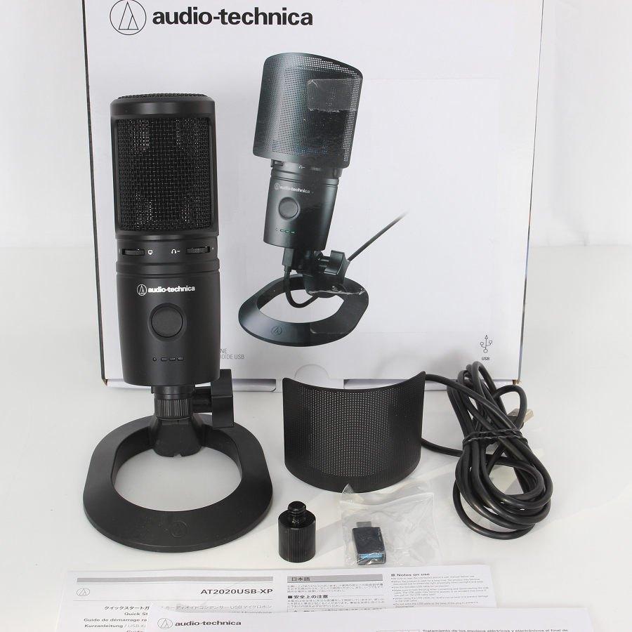ボーナスストア+5％【美品】オーディオテクニカ AT2020USB-XP コンデンサーマイク USBマイクロホン audio-technica 本体 | 