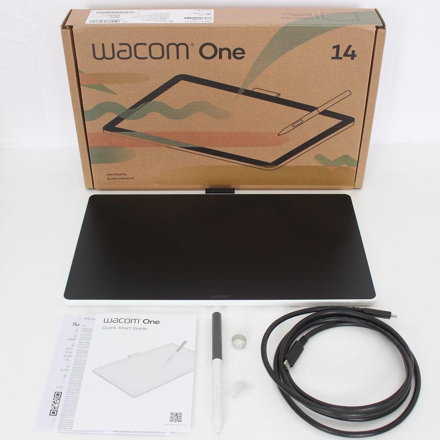 ボーナスストア+5％【美品】 Wacom One 14 DTC141W0 液晶ペン 