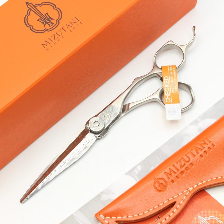 ボーナスストア+5％【新品】ミズタニシザーズ SWORD DAMA D-07 カットシザー 6.2インチ 両剣刃 オフセットハンドル スウォード ダマスカス ミズタニ | 