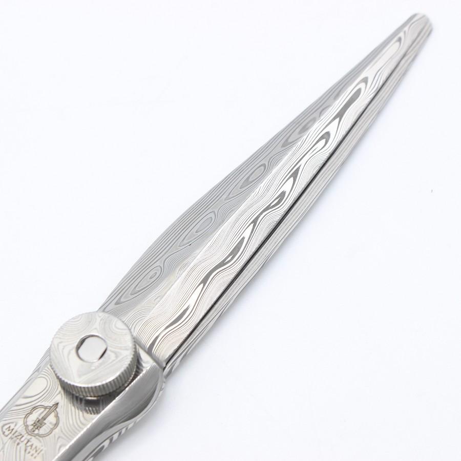 ボーナスストア+5％【新品】ミズタニシザーズ SWORD DAMA D-07 カットシザー 6.2インチ 両剣刃 オフセットハンドル スウォード ダマスカス ミズタニ |  | 02