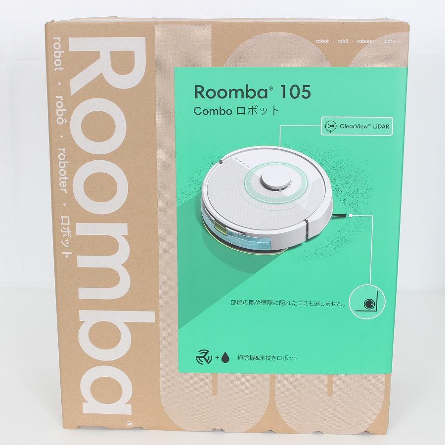 ボーナスストア+5％【新品未開封】iRobot ルンバ105 コンボ Y311260 ホワイト ロボット掃除機 アイロボット Roomba 本体 | 