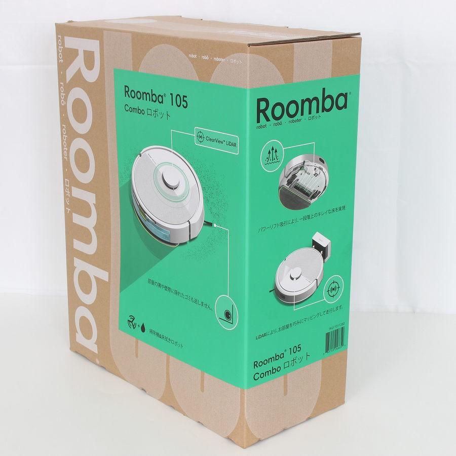 ボーナスストア+5％【新品未開封】iRobot ルンバ105 コンボ Y311260 ホワイト ロボット掃除機 アイロボット Roomba 本体 |  | 01