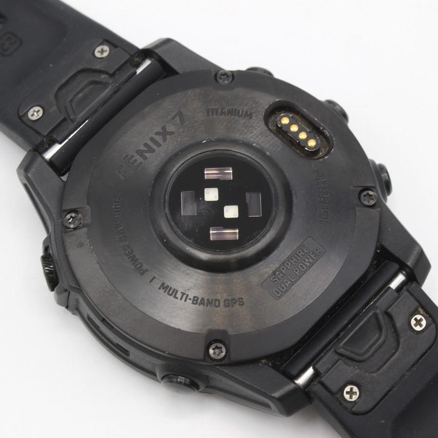 【ボーナスストア+5％】GARMIN fenix 7 Sapphire Dual Power Ti Black DLC/Black 010-02540-46 ガーミン フェニックス チタニウム 本体 |  | 03