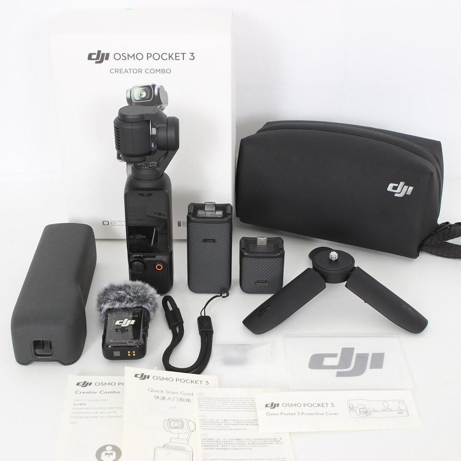 ボーナスストア+5％【美品】DJI Osmo Pocket 3 Creator Combo OP9913 ジンバルカメラ 4K 1インチCMOSセンサー オスモ ポケット クリエーター コンボ 本体 | 