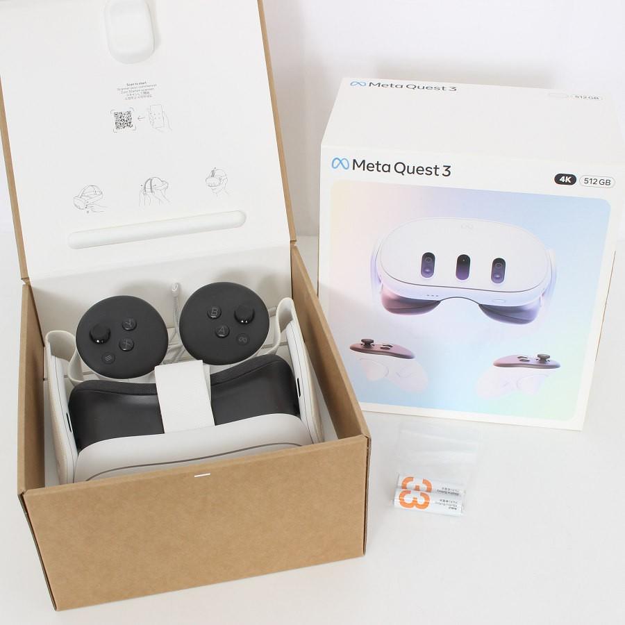 ボーナスストア+5％【美品】Meta Quest 3 512GB VR ヘッドマウント