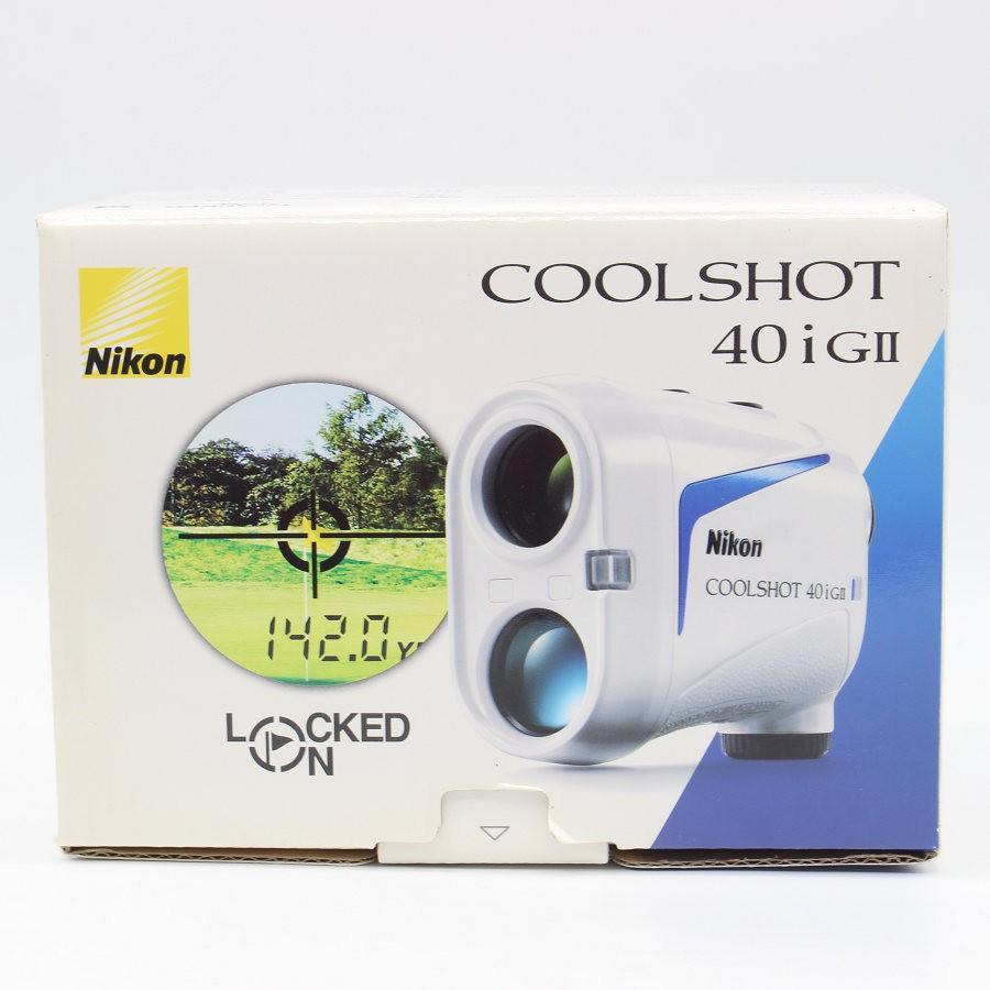 ボーナスストア+5％【美品】NIKON COOLSHOT 40i GII ゴルフ用レーザー