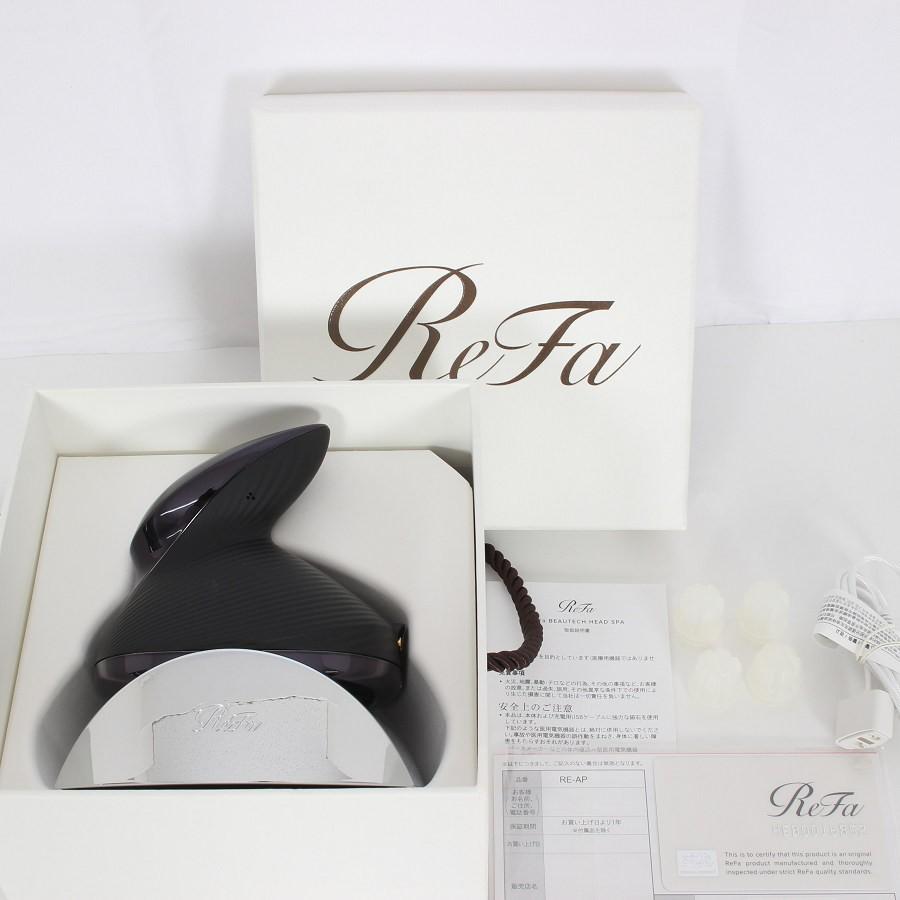 ボーナスストア+5％【美品】MTG ReFa BEAUTECH HEAD SPA RE-AP-03A ブラック リファ ビューテックヘッドスパ 本体 | 