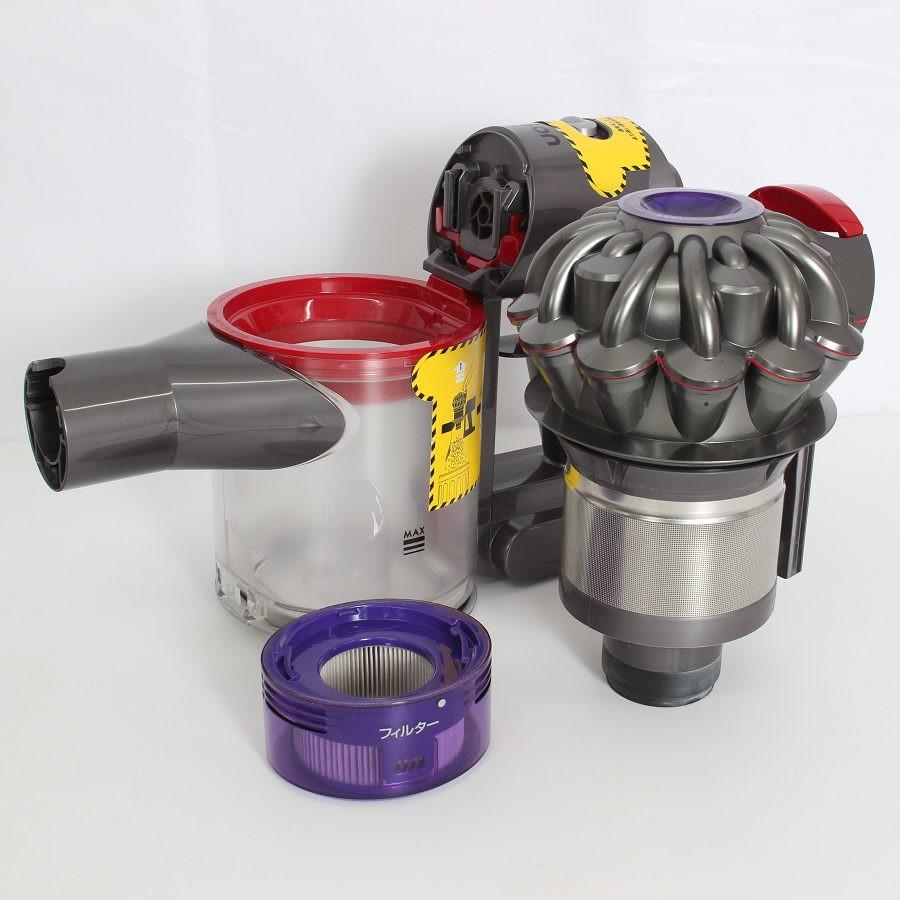 【ボーナスストア+5％】ダイソン V8 Slim Fluffy ニッケル/アイアン/レッド SV10KSLM サイクロン式コードレススティッククリーナー Dyson 本体 |  | 03