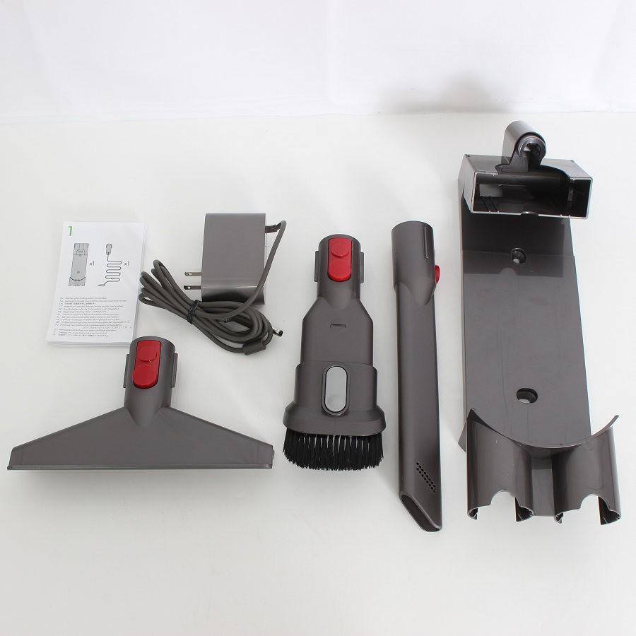 【ボーナスストア+5％】ダイソン V8 Slim Fluffy ニッケル/アイアン/レッド SV10KSLM サイクロン式コードレススティッククリーナー Dyson 本体 |  | 08