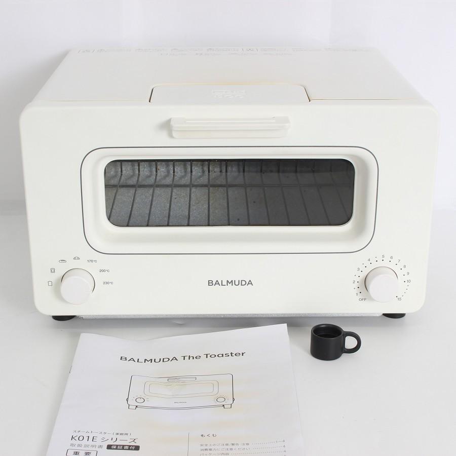 【ボーナスストア+5％】BALMUDA The Toaster K01E-WS スチームオーブントースター ホワイト バルミューダ ザ・トースター 本体 | 