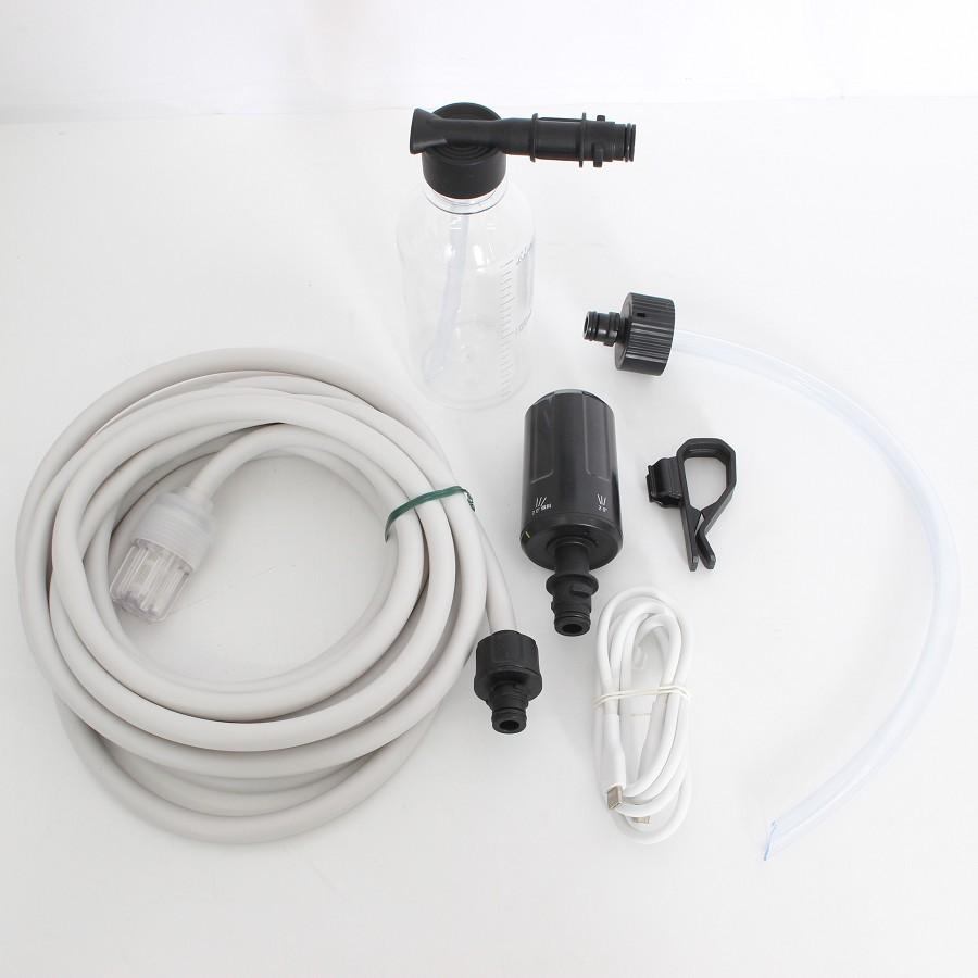 【ボーナスストア+5％】SPICERR SWU-201 ブラック ポケッタブル高圧洗浄機 サイン・ハウス スパイサー 本体 |  | 09