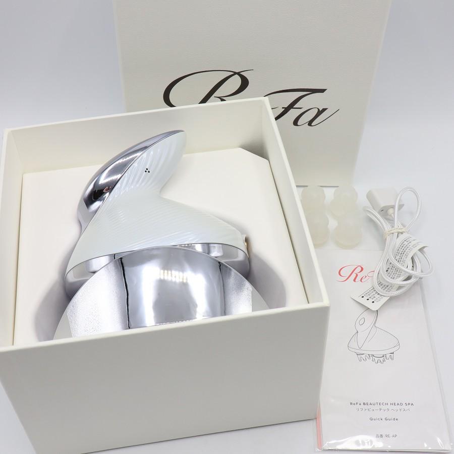 ボーナスストア+5％【美品】MTG ReFa BEAUTECH HEAD SPA RE-AP-02A ホワイト リファ ビューテックヘッドスパ 本体 | 