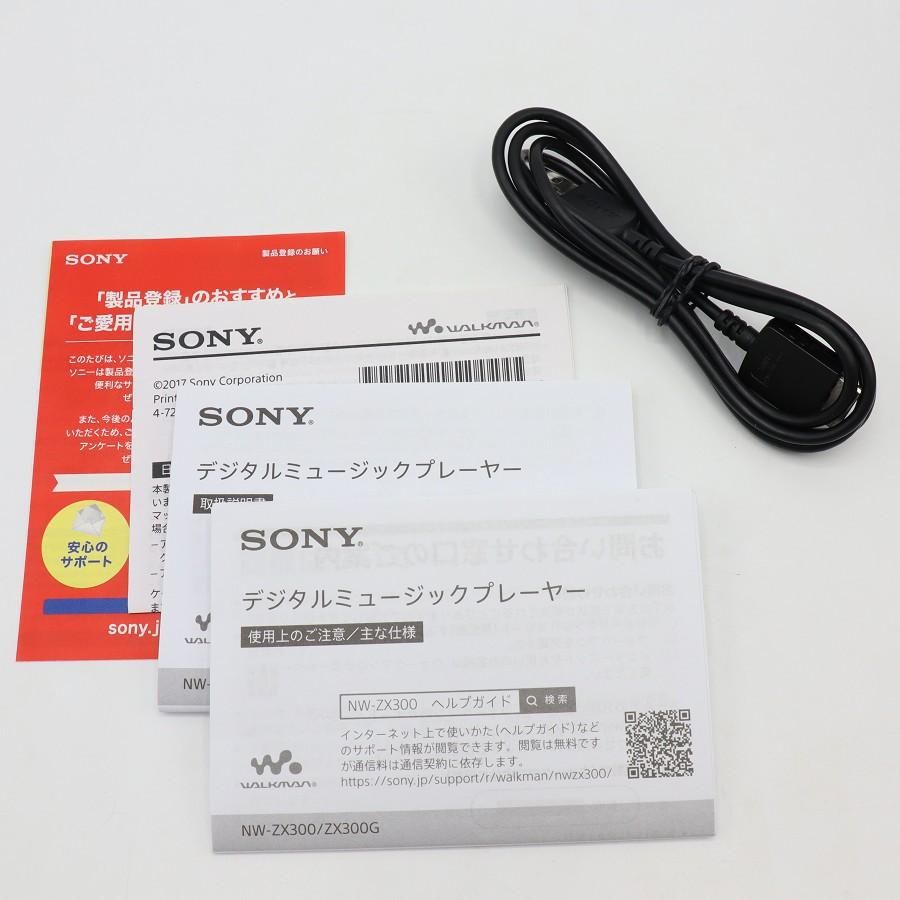 ボーナスストア+5％】SONY NW-ZX300G-BM 128GB ブラック ポータブル