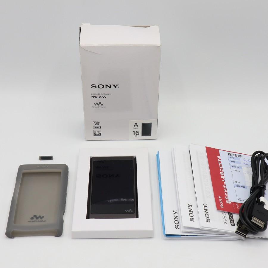 【ボーナスストア+5％】SONY WALKMAN NW-A55-B グレイッシュブラック A50シリーズ 16GB MP3プレーヤー ハイレゾ音源対応 ソニー ウォークマン 本体 | 