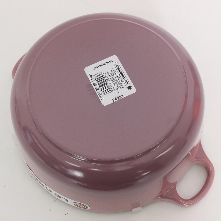 ボーナスストア+5％【新品】ル・クルーゼ ココット・ロンド 20cm モーヴピンク 21001-20-49 ホーロー 両手鍋 LE CREUSET 本体 |  | 04