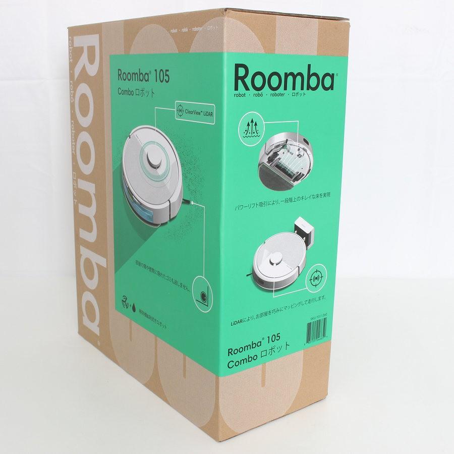 ボーナスストア+5％【新品未開封】iRobot ルンバ105 コンボ Y311260 ホワイト ロボット掃除機 アイロボット Roomba 本体 |  | 01