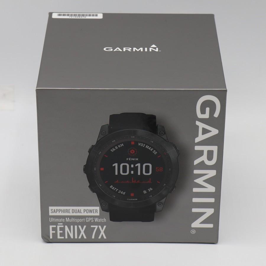ボーナスストア+5％【美品】GARMIN fenix 7X Sapphire Dual Power 010 