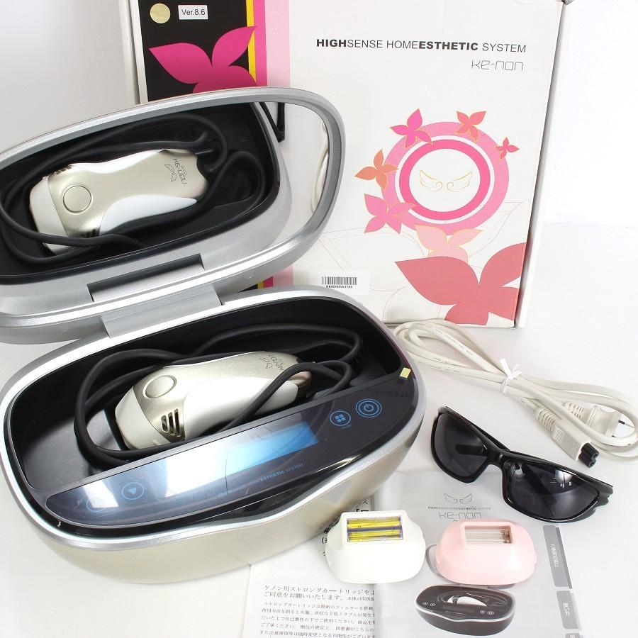 美品　ケノン KENON フラッシュ式脱毛器　ver.8.6 ボーナスストア+5％【美品】ケノン Ver.8.6 カートリッジ3点