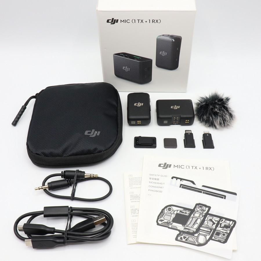 ボーナスストア+5％【美品】DJI Mic 1V1FCC ワイヤレス＆ポータブルマイク トランスミッター+レシーバー 本体 | 