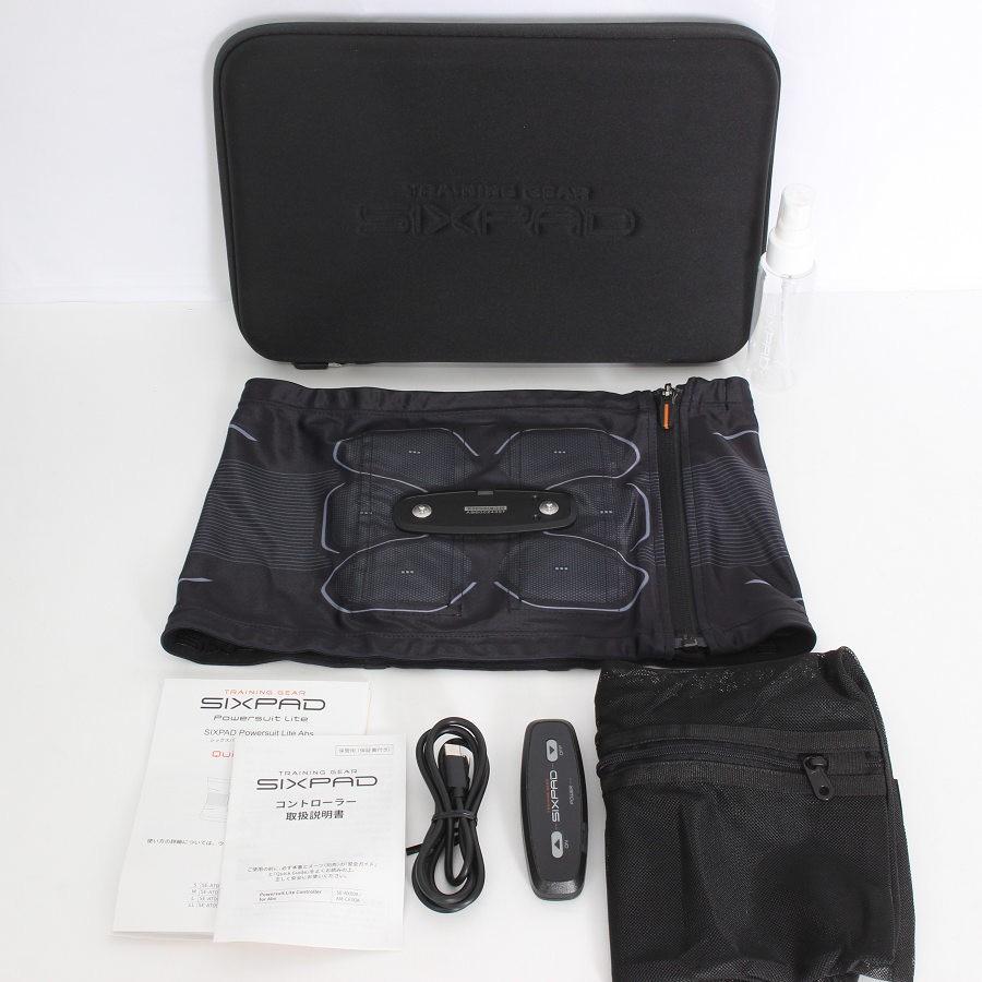 ボーナスストア+5％【美品】MTG シックスパッド パワースーツ ライト アブズ M リモコン付き SE-AT00B-M SIXPAD Powersuit Lite 本体 | 