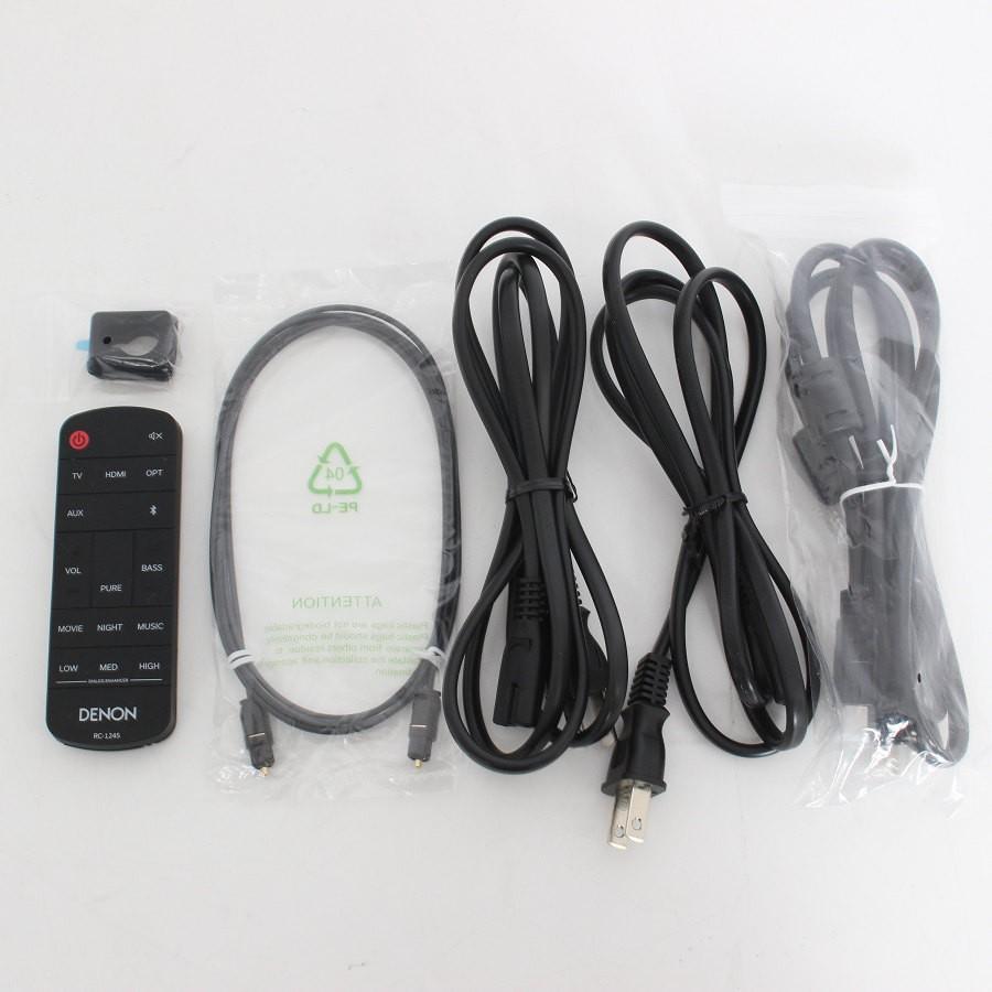 ボーナスストア+5％【美品】デノン DHT-S517 ブラック サウンドバー ワイヤレスサブウーハー付き Dolby Atmos対応 DENON 本体 |  | 11