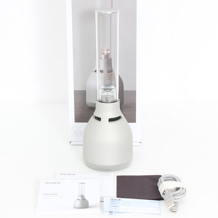 ボーナスストア+5％【美品】SONY LSPX-S3 グラスサウンドスピーカー Bluetooth LED ハンズフリー通話機能 ソニー 本体 | 