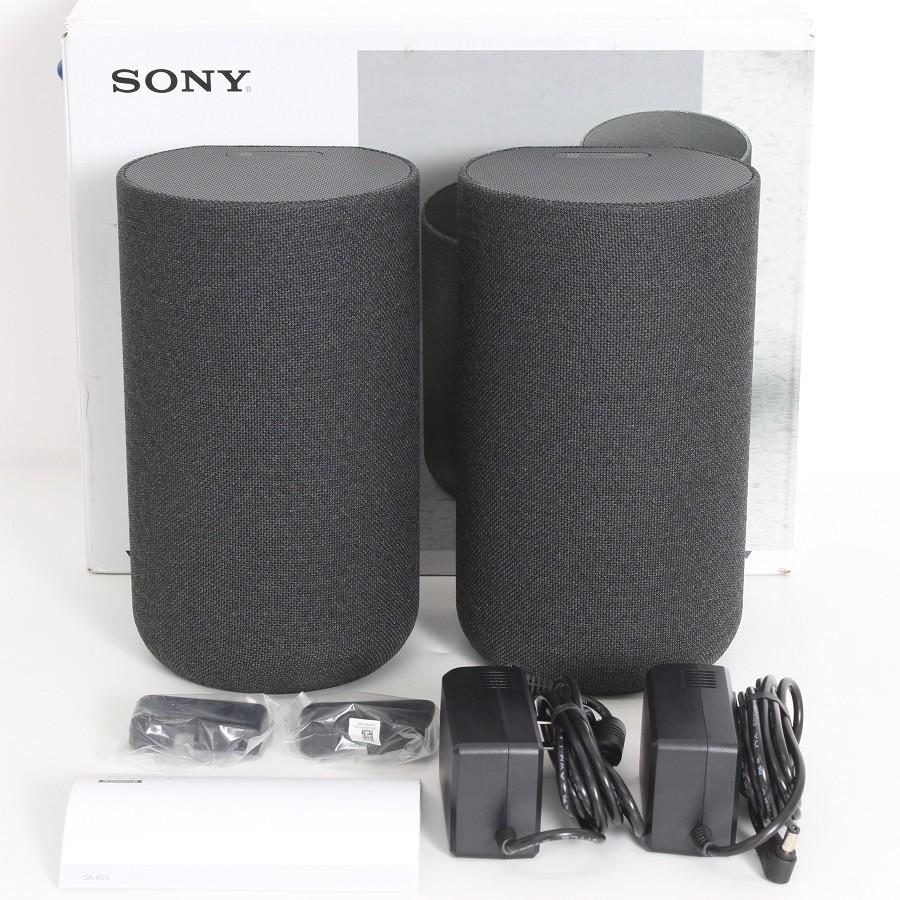 ボーナスストア+5％【美品】SONY リアスピーカー ペア SA-RS5 バッテリー内蔵 ブラック 充電式 ソニー 本体 | 
