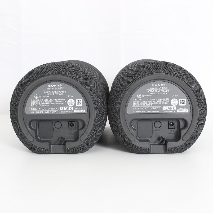 ボーナスストア+5％【美品】SONY リアスピーカー ペア SA-RS5 バッテリー内蔵 ブラック 充電式 ソニー 本体 |  | 06