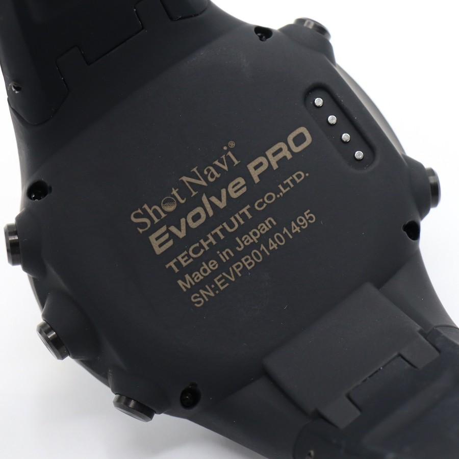 ボーナスストア+5％【美品】ShotNavi Evolve PRO ブラック 腕時計型GPS 