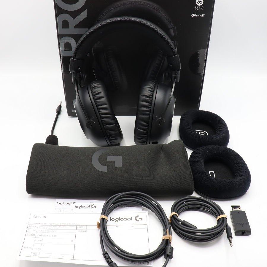 ボーナスストア+5％【美品】Logicool G PRO X 2 LIGHTSPEED G-PHS-005WLBK ブラック ゲーミングヘッドセット ロジクール ヘッドホン 本体 | 