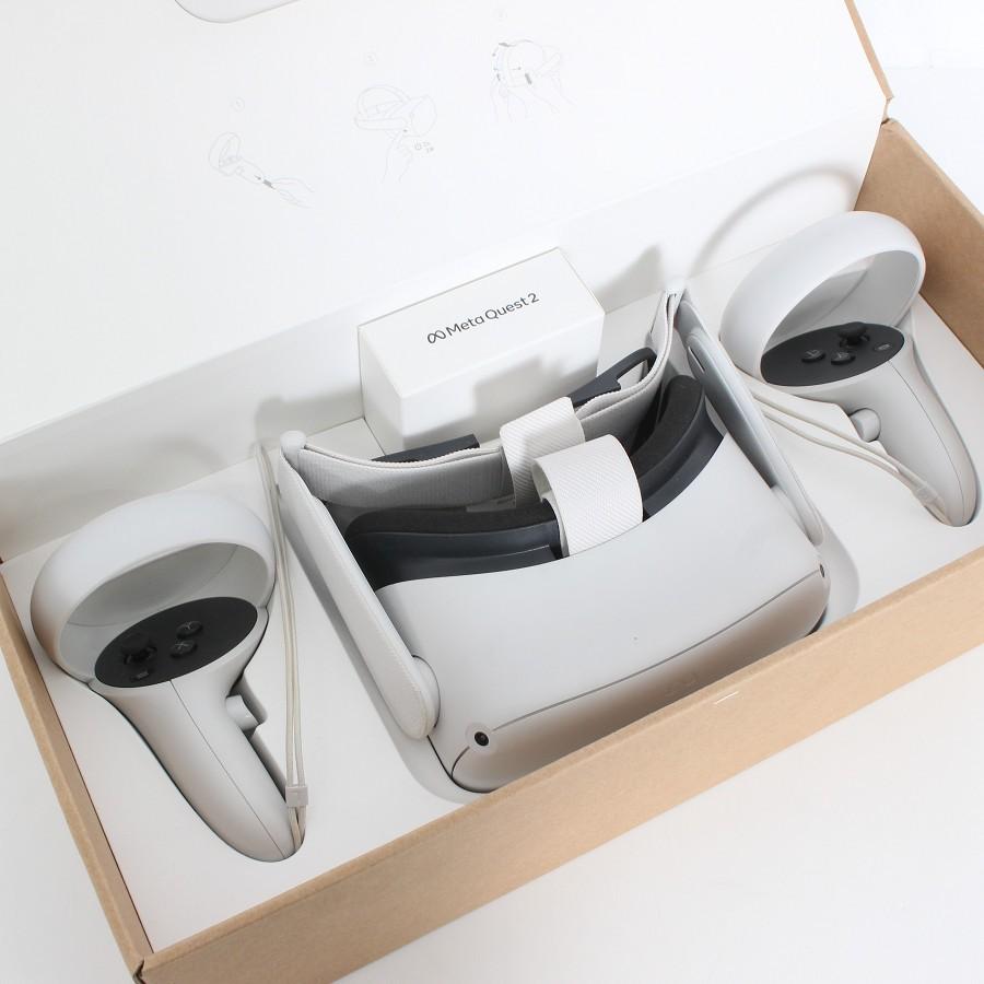 ボーナスストア+5％【美品】Meta Quest 2 128GB VR ヘッドマウントディスプレイ ヘッドセット メタクエスト2 オキュラスクエスト2 Oculus 本体 |  | 11