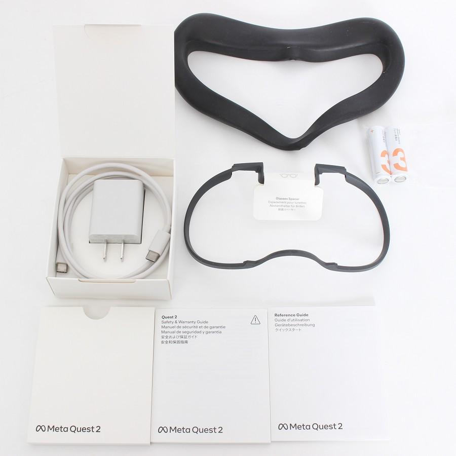 ボーナスストア+5％【美品】Meta Quest 2 128GB VR ヘッドマウントディスプレイ ヘッドセット メタクエスト2 オキュラスクエスト2 Oculus 本体 |  | 09