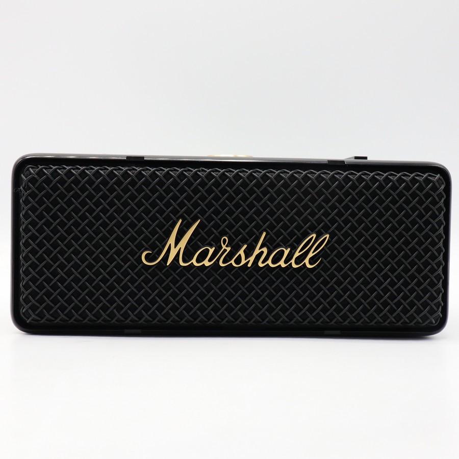 ボーナスストア+5％【美品】Marshall Emberton II Black and Brass ワイヤレス ポータブル 防水 スピーカー マーシャル エンバートン ブラック&ブラス 本体 |  | 01