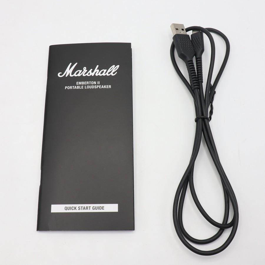 ボーナスストア+5％【美品】Marshall Emberton II Black and Brass ワイヤレス ポータブル 防水 スピーカー マーシャル エンバートン ブラック&ブラス 本体 |  | 09