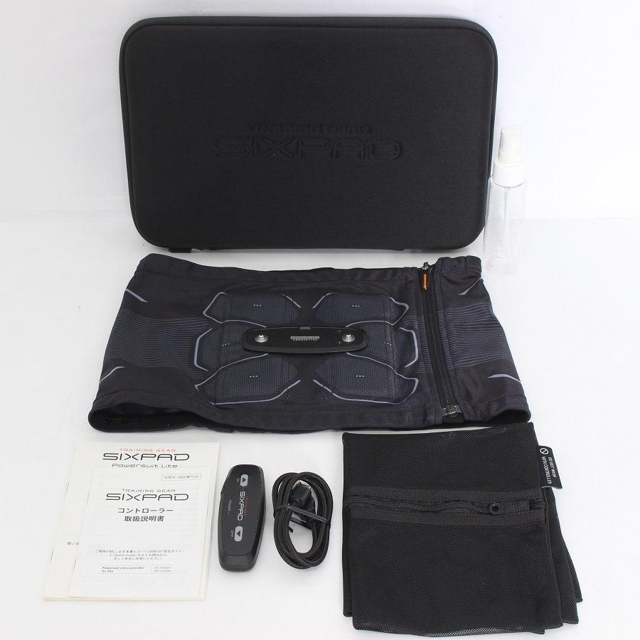 ボーナスストア+5％【美品】MTG SIXPAD Powersuit Lite Abs SE-AT00B-M 専用コントローラー付き シックスパッド パワースーツ ライト アブズ 本体 | 