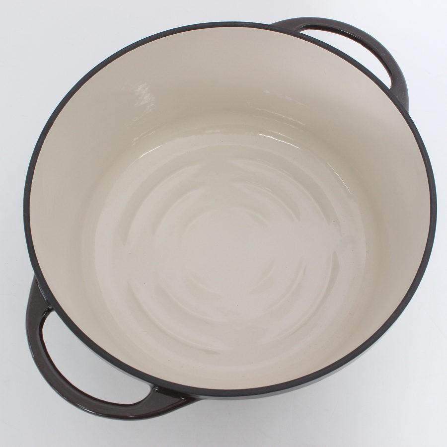 ボーナスストア+5％【美品】バーミキュラ オーブンポットラウンド 26cm BRN26R パールブラウン 無水 ホーロー 両手鍋 本体 |  | 03