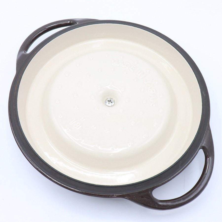 ボーナスストア+5％【美品】バーミキュラ オーブンポットラウンド 18cm