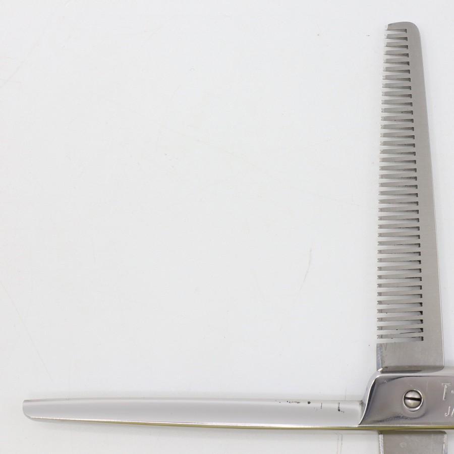 ボーナスストア+5％【美品】光シザー T-37 セニング 5.7インチ メガネ