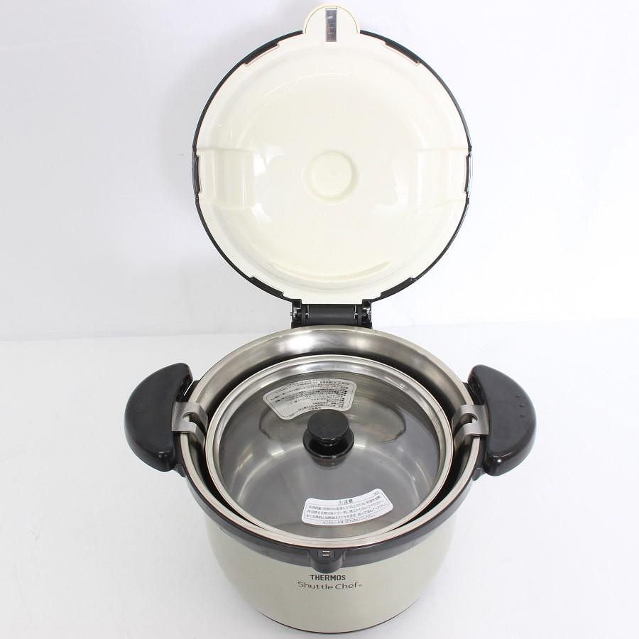 【ボーナスストア+5％】サーモス シャトルシェフ KBH-3001SL シルバー 3.0L 真空保温調理器 THERMOS 本体 |  | 02