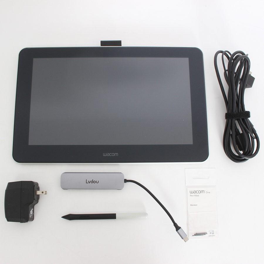 ボーナスストア+5％【美品】WACOM One Creative Pen Display DTC133W0D 