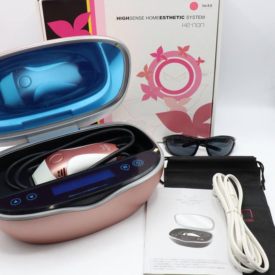 ボーナスストア+5％【美品】ケノン Ver.8.6 スーパープレミアム2カートリッジ付き 脱毛器 kenon 本体 | 