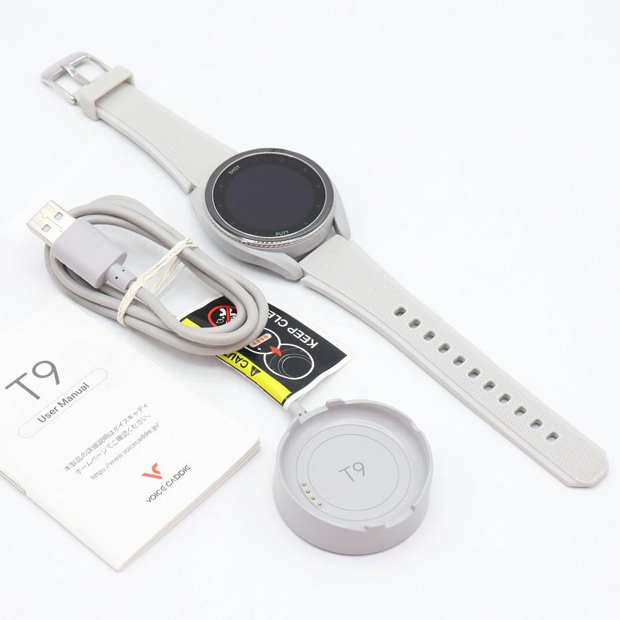 【ボーナスストア+5％】VOICE CADDIE T9 グレー 腕時計タイプ ゴルフ用距離計 ボイスキャディ 本体 | 