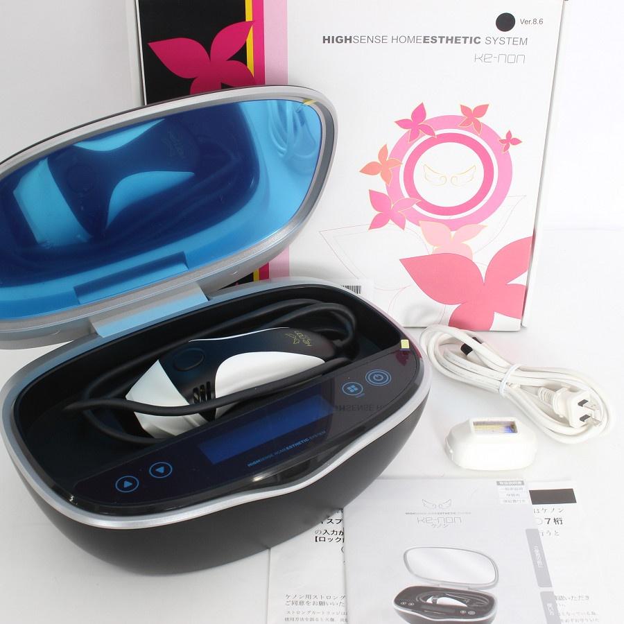 ボーナスストア+5％【美品】ケノン Ver.8.6 カートリッジ2点 スーパープレミアム+ストロング 脱毛器 kenon 本体 | 