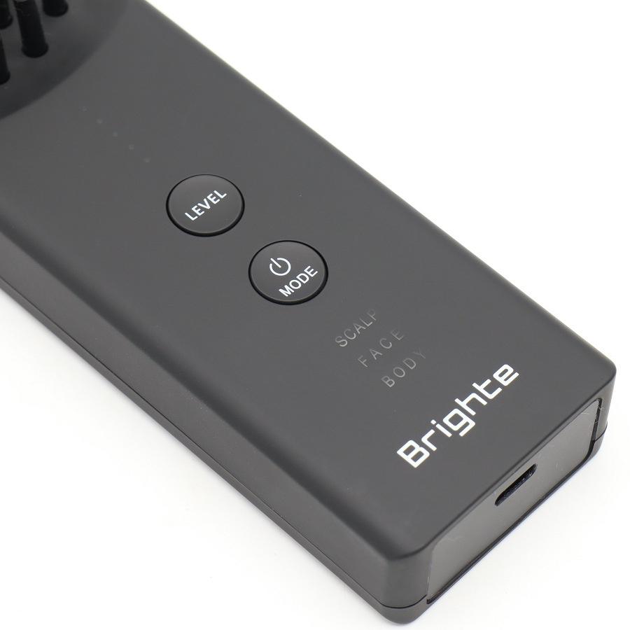 ボーナスストア+5％【美品】Brighte ELEKI BRUSH+ BRT-FSB180 ブラック 美顔器 EMS フェイスケア ブライト エレキブラシ 本体 |  | 03