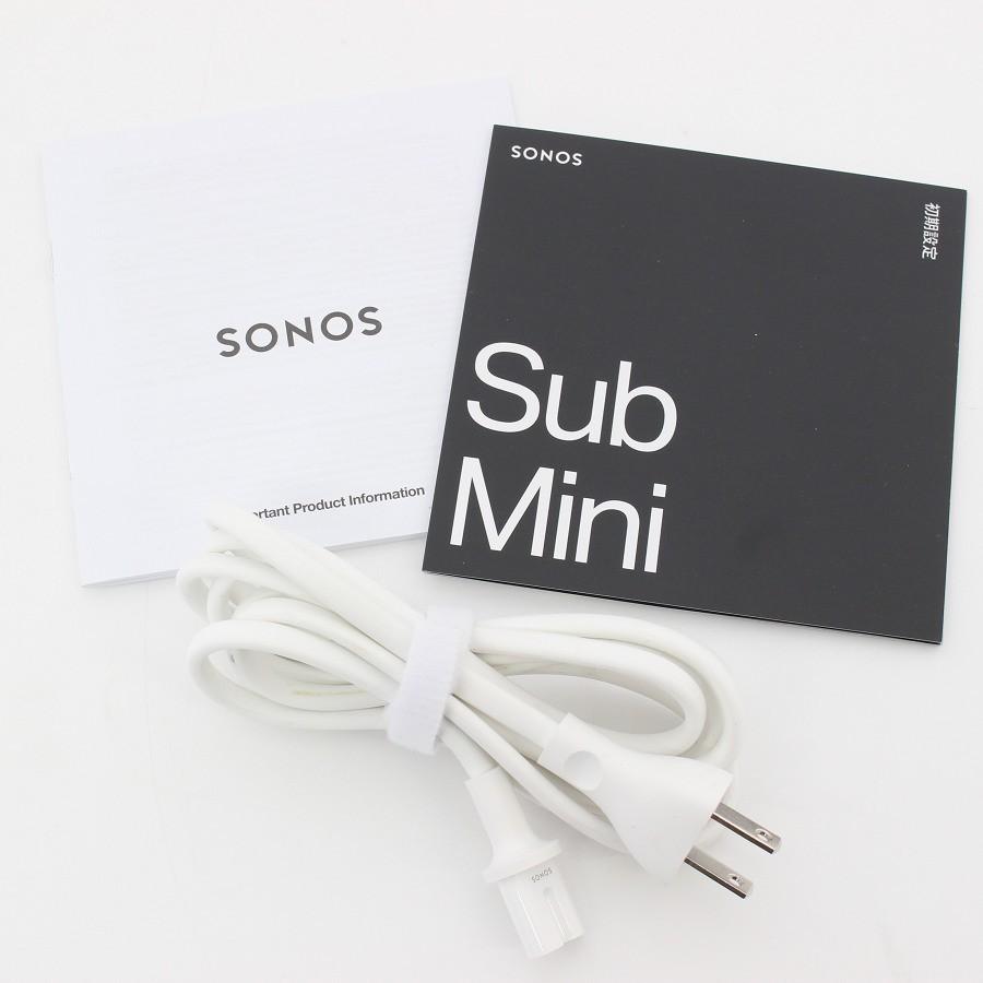 ボーナスストア+5％【美品】Sonos Sub Mini SUBM1JP1 ホワイト ワイヤレスサブウーファー ソノス サブ ミニ 本体 |  | 09