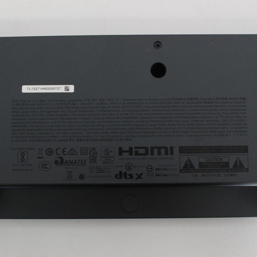 【ボーナスストア+5％】JBL BAR 1000 JBLBAR1000PROBLKJN ブラック 完全ワイヤレスサラウンドシステム 7.1.4ch Dolby Atmos対応 ジェービーエル 本体 |  | 12