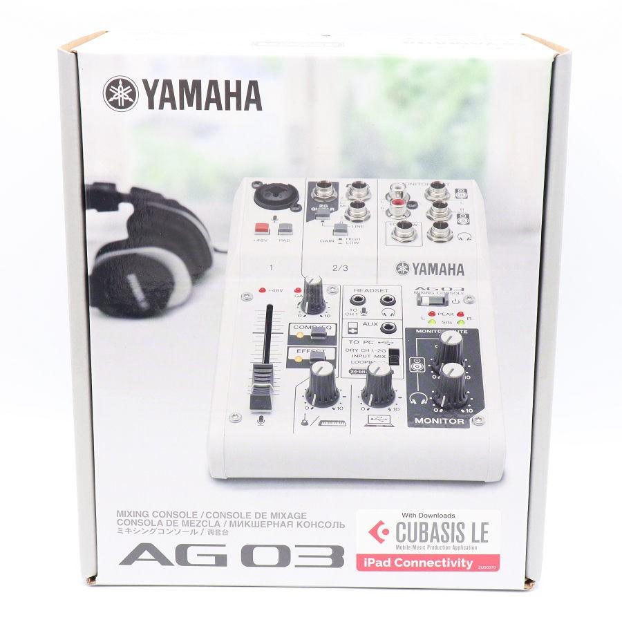 ボーナスストア+5％【美品】ヤマハ ウェブキャスティングミキサー AG03 ホワイト 3チャンネル ミキシングコンソール YAMAHA 本体 |  | 11